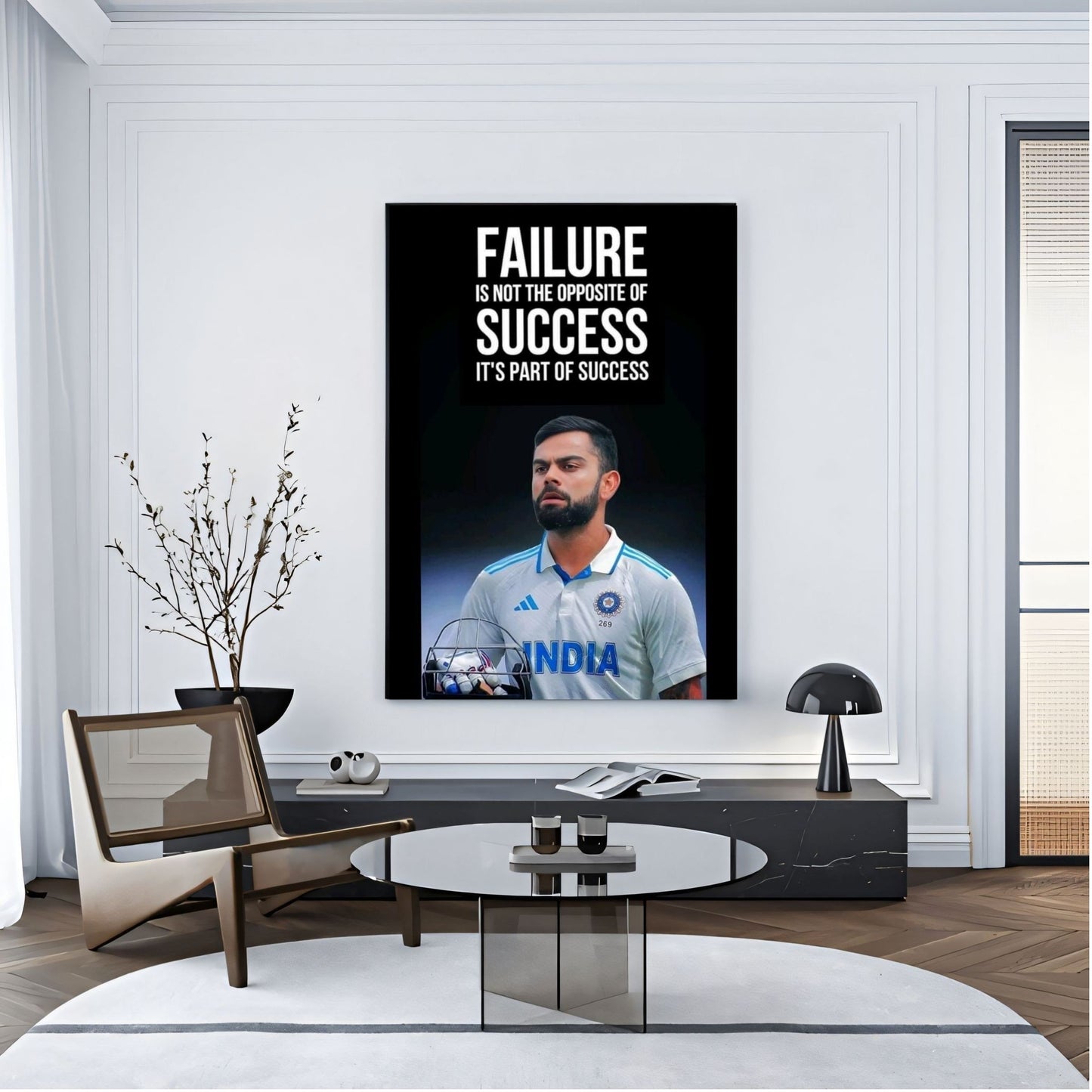 Virat Kohli Photo Frame, Poster Canvas  – Premium Cricket Memorabilia