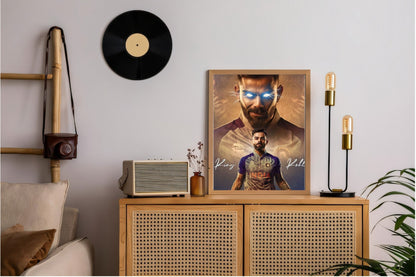 Virat Kohli Photo Frame, Poster Canvas  – Premium Cricket Memorabilia