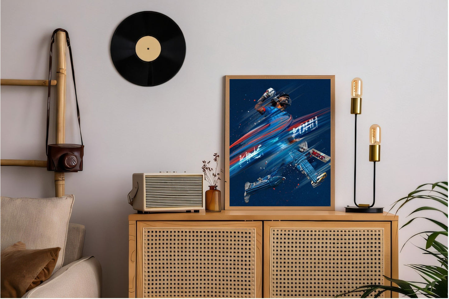 Virat Kohli Photo Frame, Poster Canvas  – Premium Cricket Memorabilia