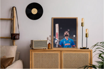 Virat Kohli Photo Frame, Poster Canvas  – Premium Cricket Memorabilia
