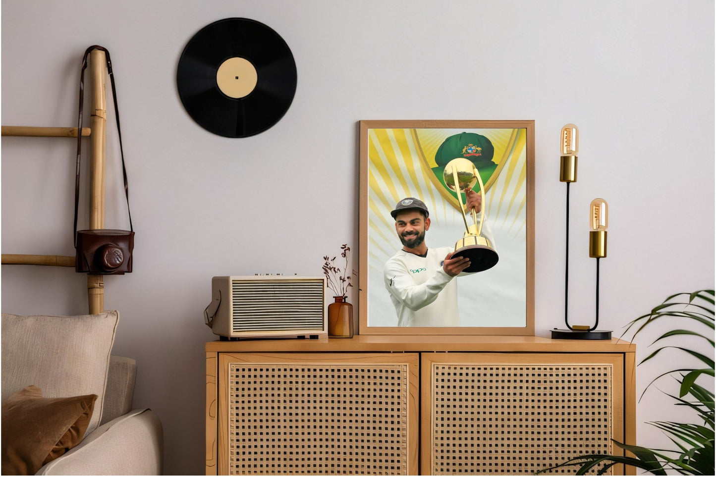 Virat Kohli Photo Frame, Poster Canvas  – Premium Cricket Memorabilia