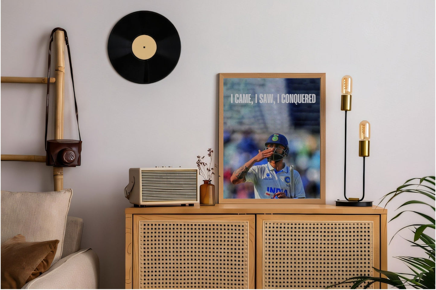 Virat Kohli Photo Frame, Poster Canvas  – Premium Cricket Memorabilia