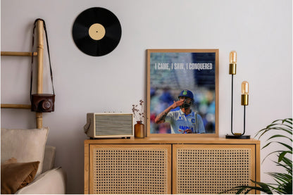 Virat Kohli Photo Frame, Poster Canvas  – Premium Cricket Memorabilia