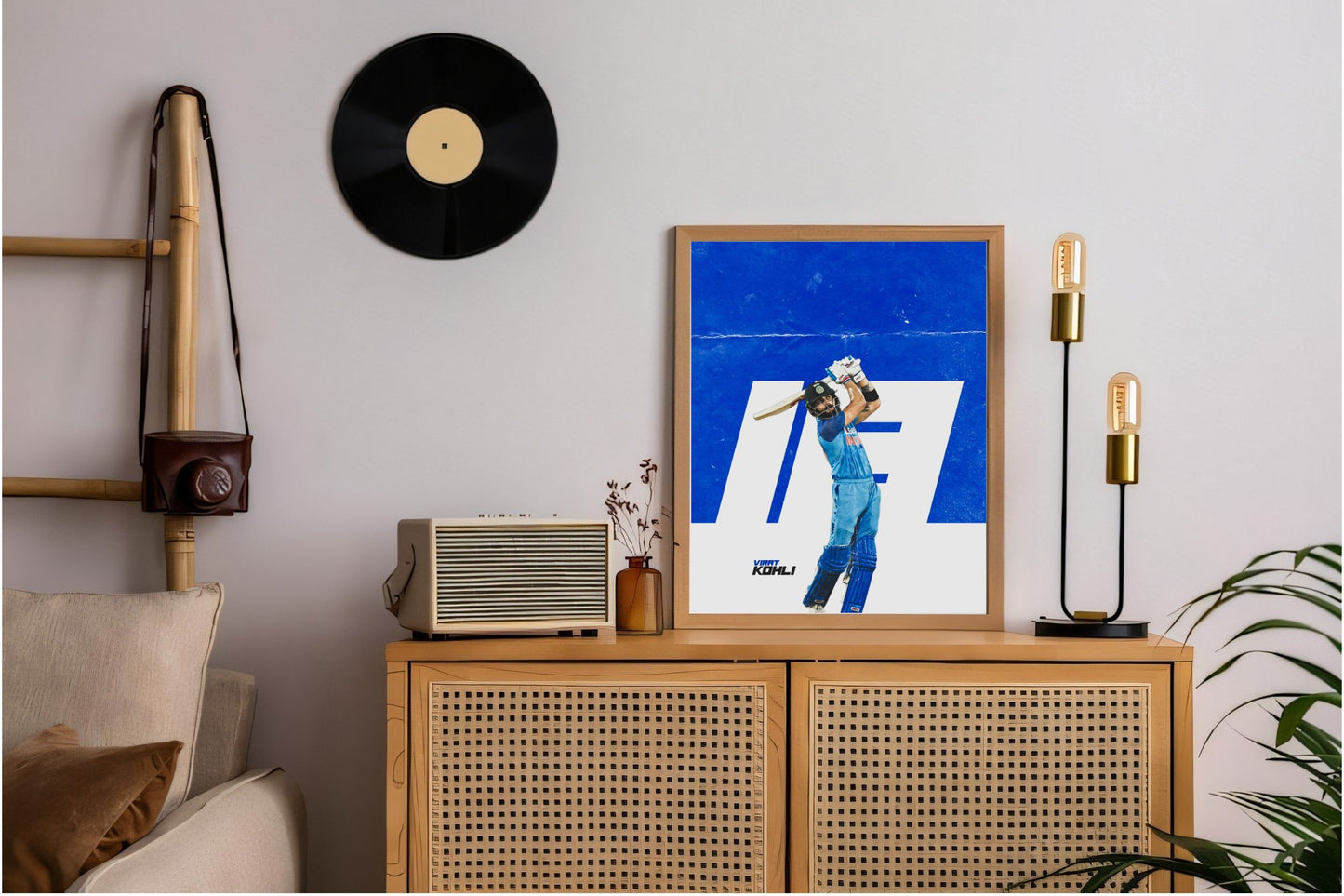 Virat Kohli Photo Frame, Poster Canvas  – Premium Cricket Memorabilia