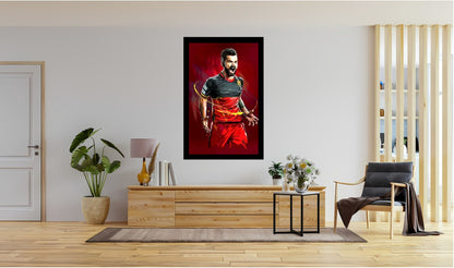 Virat Kohli Photo Frame, Poster Canvas  – Premium Cricket Memorabilia