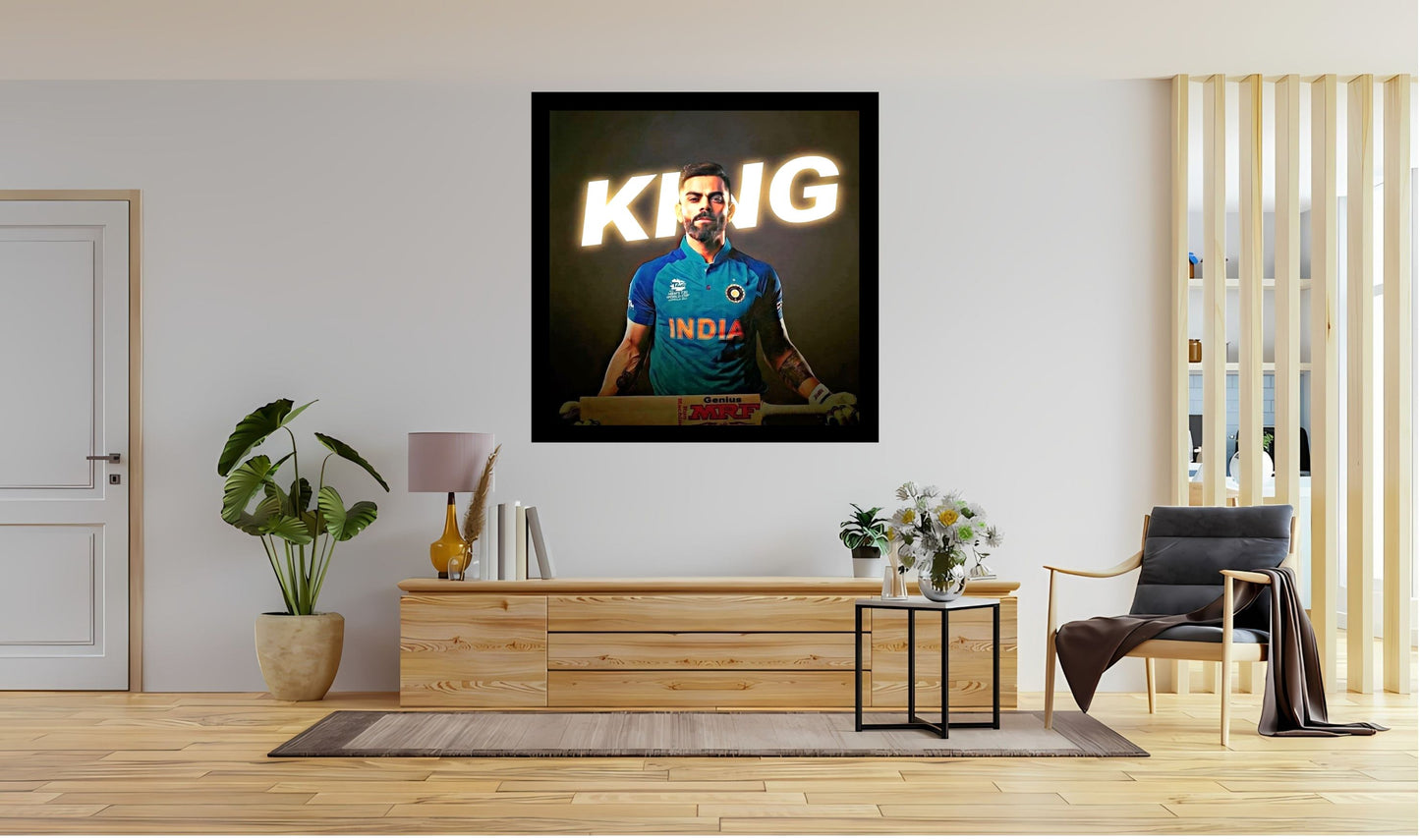 Virat Kohli Photo Frame, Poster Canvas  – Premium Cricket Memorabilia