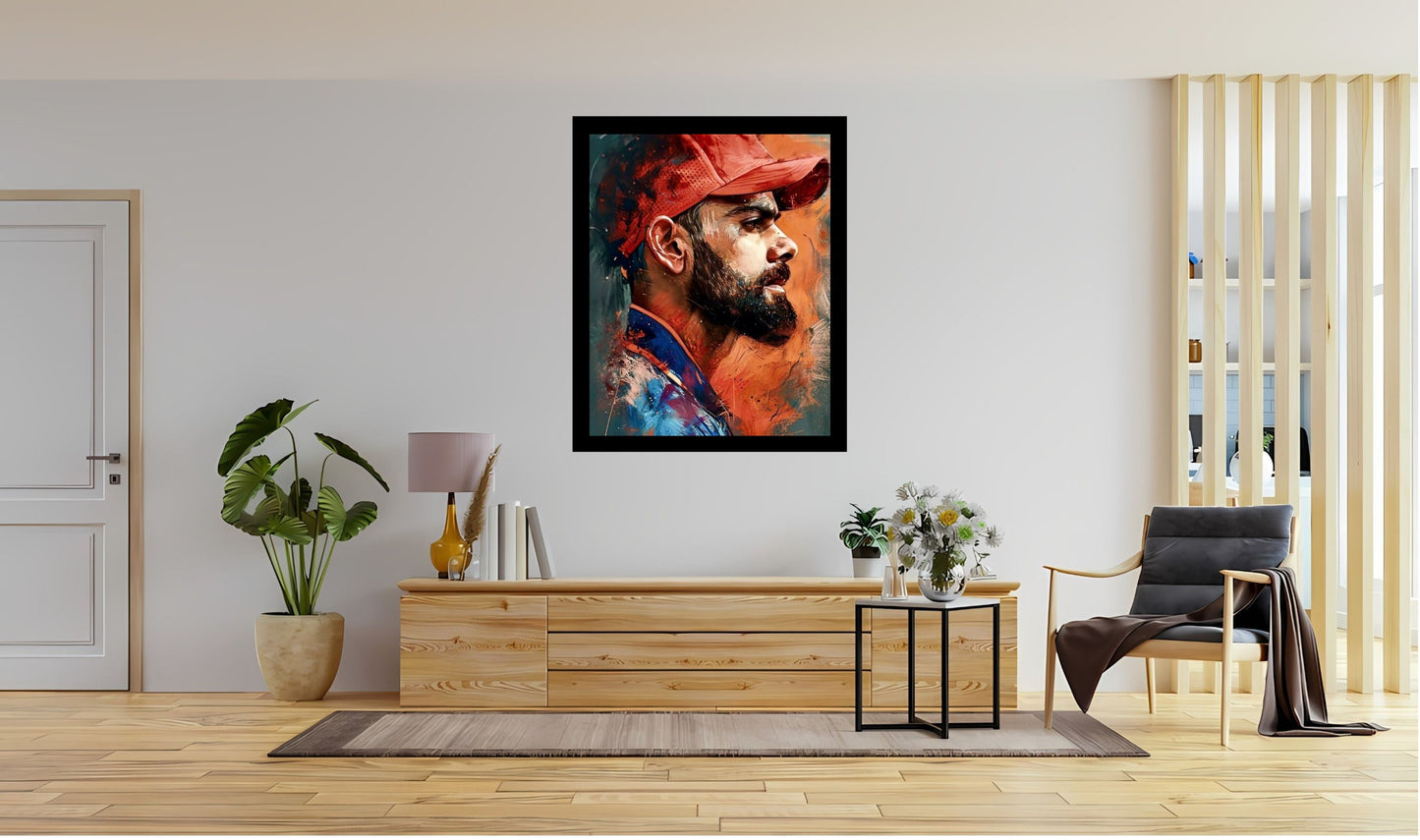 Virat Kohli Photo Frame, Poster Canvas  – Premium Cricket Memorabilia