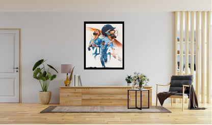 Virat Kohli Photo Frame, Poster Canvas  – Premium Cricket Memorabilia