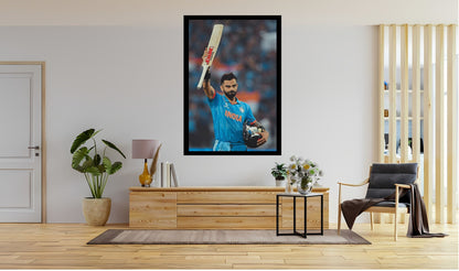 Virat Kohli Photo Frame, Poster Canvas  – Premium Cricket Memorabilia
