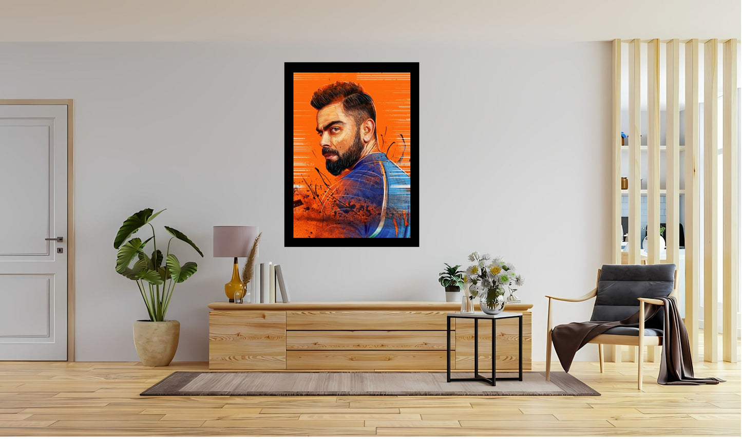 Virat Kohli Photo Frame, Poster Canvas  – Premium Cricket Memorabilia