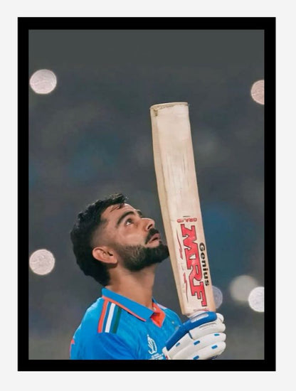 Virat Kohli Photo Frame, Poster Canvas  – Premium Cricket Memorabilia