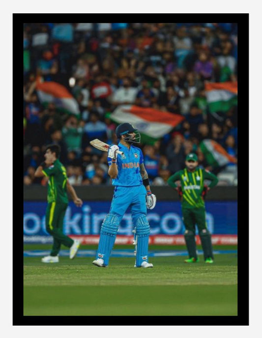 Virat Kohli Photo Frame, Poster Canvas  – Premium Cricket Memorabilia