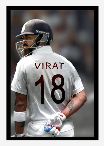 Virat Kohli Photo Frame, Poster Canvas  – Premium Cricket Memorabilia