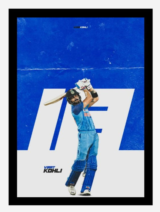 Virat Kohli Photo Frame, Poster Canvas  – Premium Cricket Memorabilia