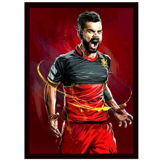 Virat Kohli Photo Frame, Poster Canvas  – Premium Cricket Memorabilia