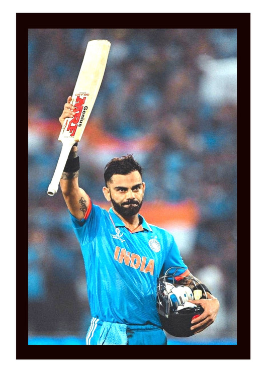 Virat Kohli Photo Frame, Poster Canvas  – Premium Cricket Memorabilia