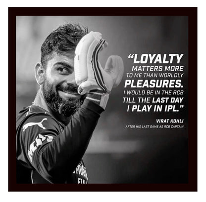 Virat Kohli Photo Frame, Poster Canvas  – Premium Cricket Memorabilia