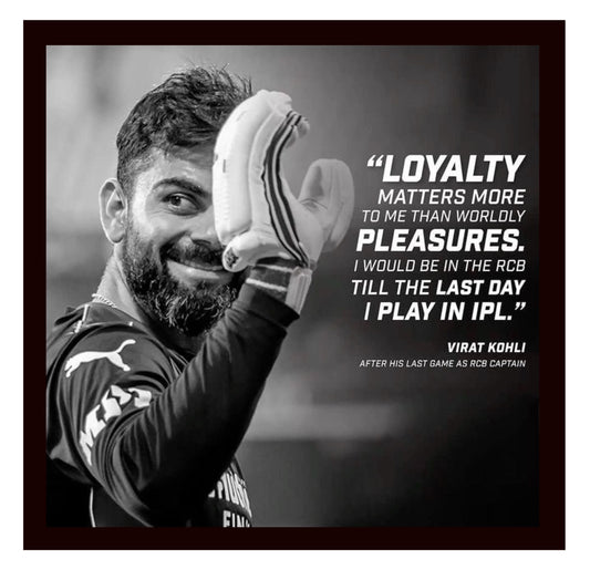 Virat Kohli Photo Frame, Poster Canvas  – Premium Cricket Memorabilia