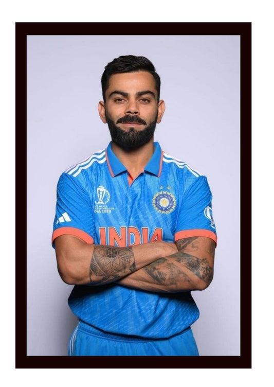 Virat Kohli Photo Frame, Poster Canvas  – Premium Cricket Memorabilia