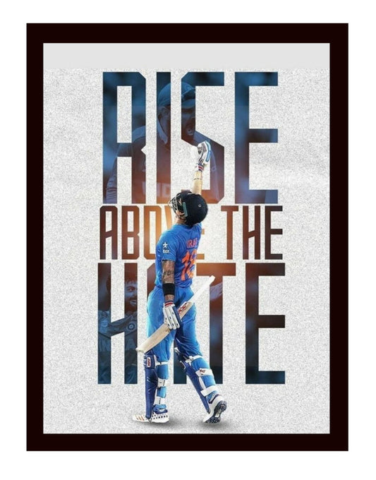 Virat Kohli Photo Frame, Poster Canvas  – Premium Cricket Memorabilia