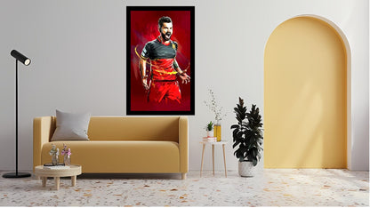 Virat Kohli Photo Frame, Poster Canvas  – Premium Cricket Memorabilia