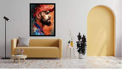 Virat Kohli Photo Frame, Poster Canvas  – Premium Cricket Memorabilia