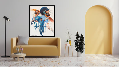 Virat Kohli Photo Frame, Poster Canvas  – Premium Cricket Memorabilia