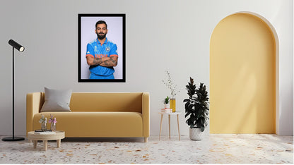 Virat Kohli Photo Frame, Poster Canvas  – Premium Cricket Memorabilia