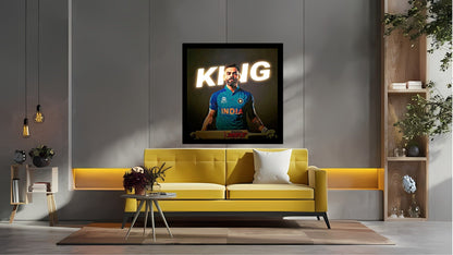 Virat Kohli Photo Frame, Poster Canvas  – Premium Cricket Memorabilia