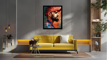 Virat Kohli Photo Frame, Poster Canvas  – Premium Cricket Memorabilia