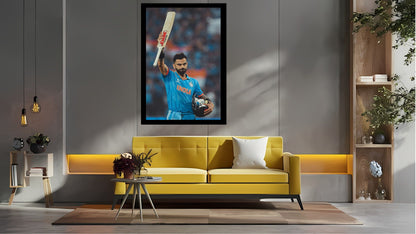 Virat Kohli Photo Frame, Poster Canvas  – Premium Cricket Memorabilia