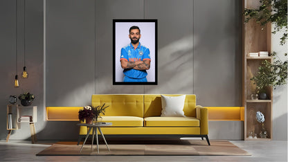 Virat Kohli Photo Frame, Poster Canvas  – Premium Cricket Memorabilia