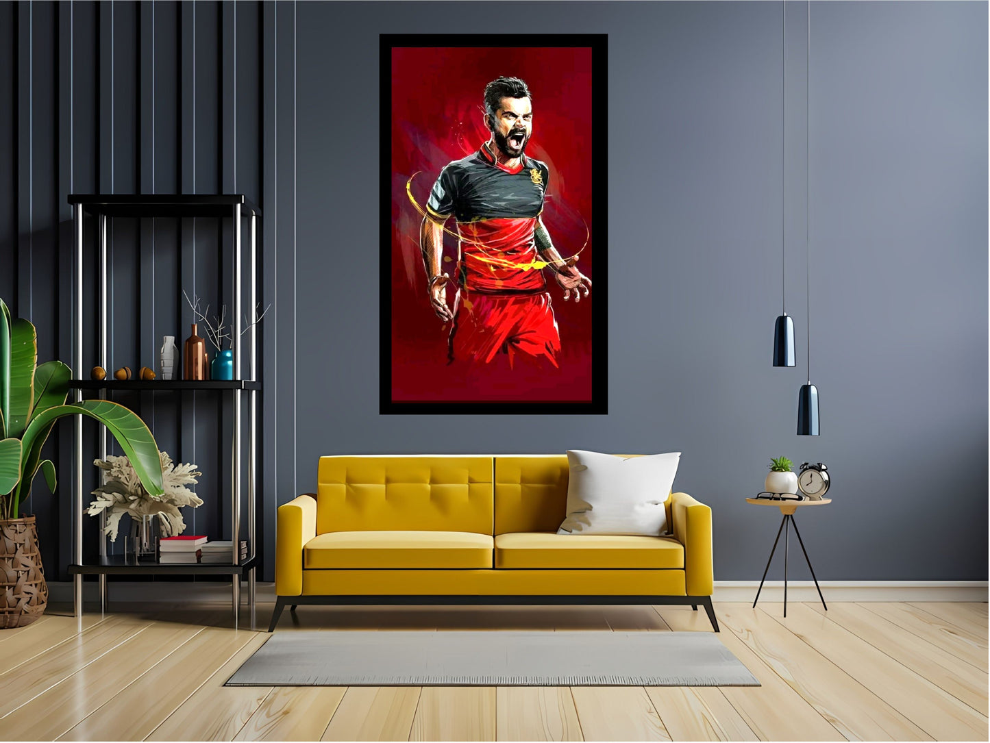 Virat Kohli Photo Frame, Poster Canvas  – Premium Cricket Memorabilia