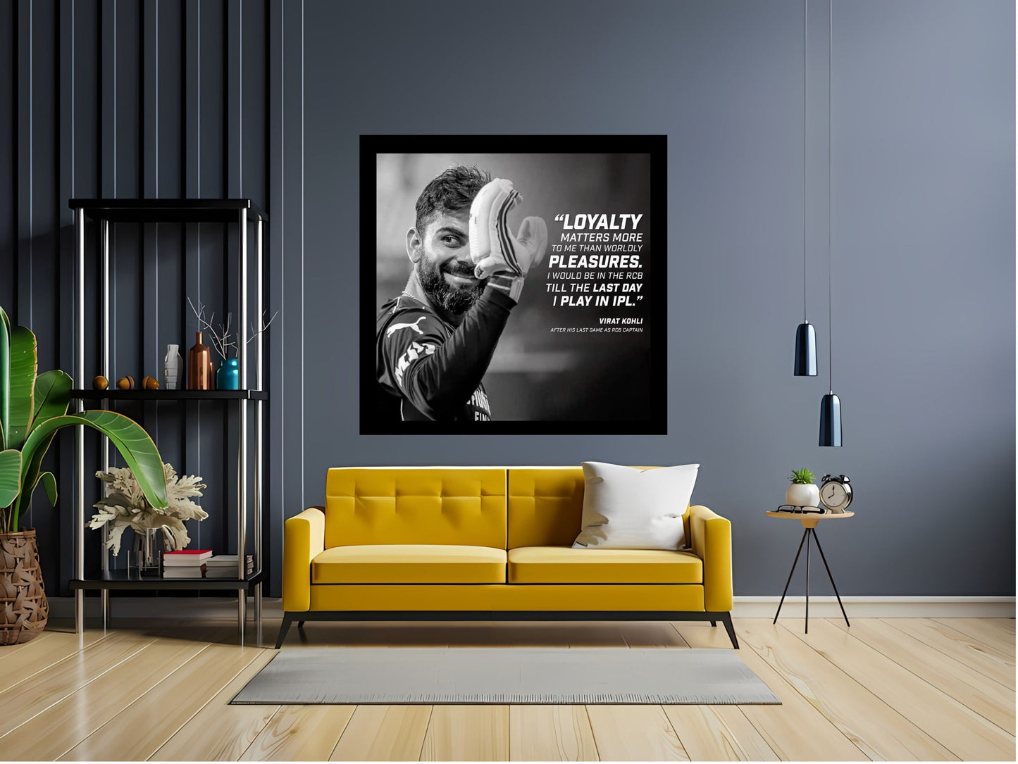 Virat Kohli Photo Frame, Poster Canvas  – Premium Cricket Memorabilia